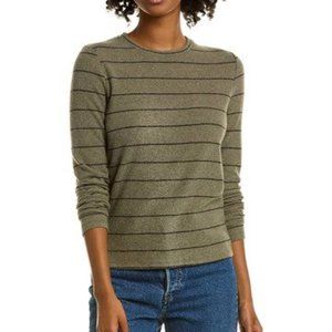VINCE Slim Stripe Long Sleeve T-Shirt, Small